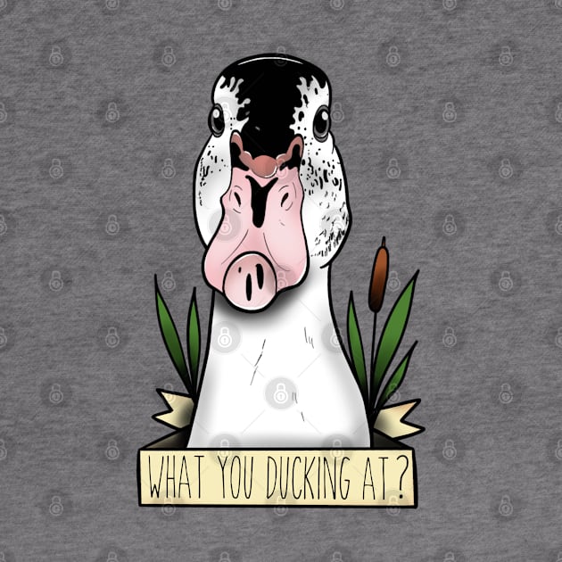 What you ducking at? by Jurassic Ink